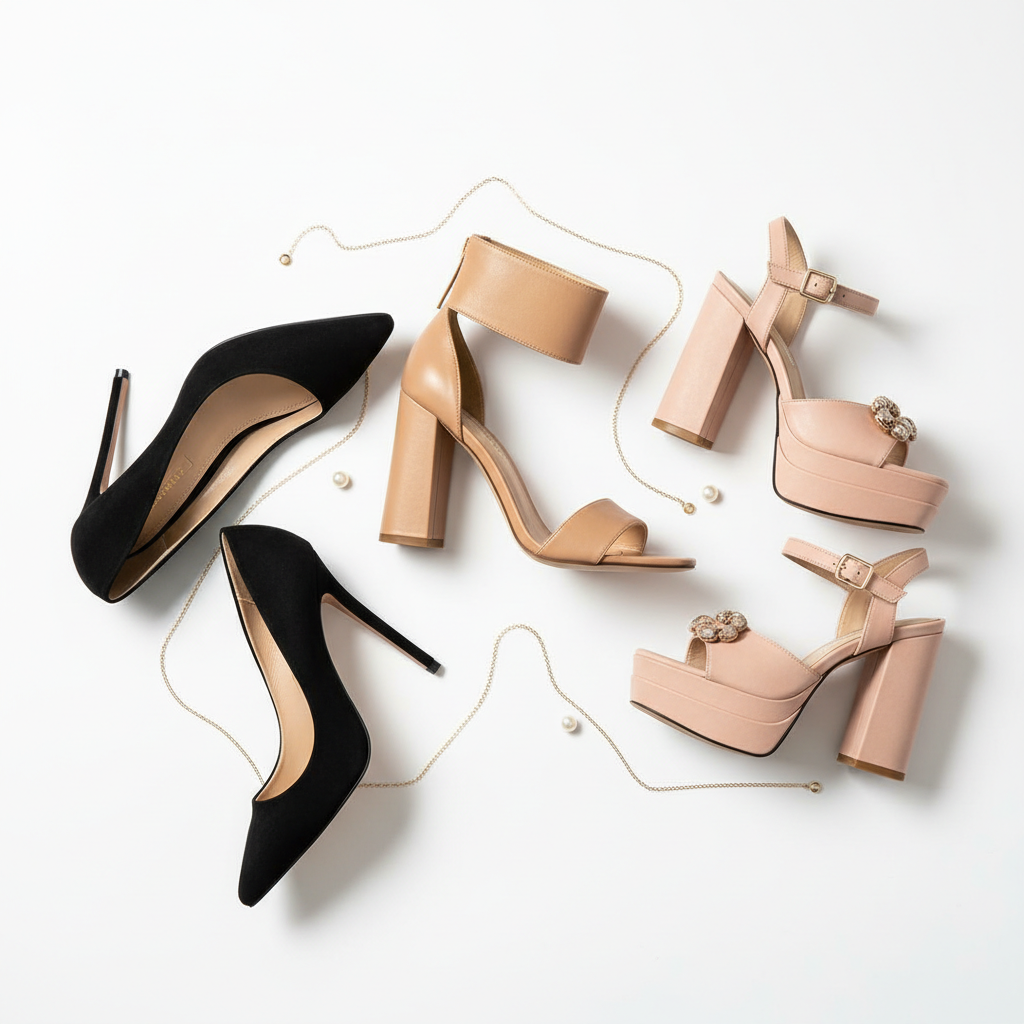 Block, Stiletto & Platform Heels