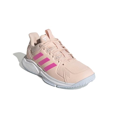 adidas Womens Court Flight Indoor Volleyball Volleyball Sneakers Shoes - Pink