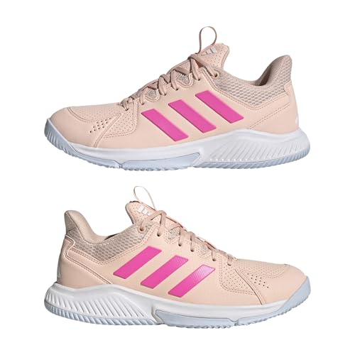 adidas Womens Court Flight Indoor Volleyball Volleyball Sneakers Shoes - Pink