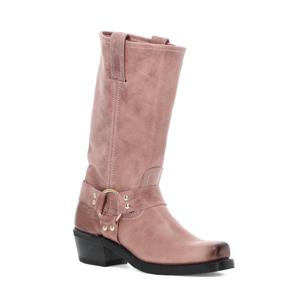 Frye Women's Harness 12R Italian Leather Motorcycle Boots