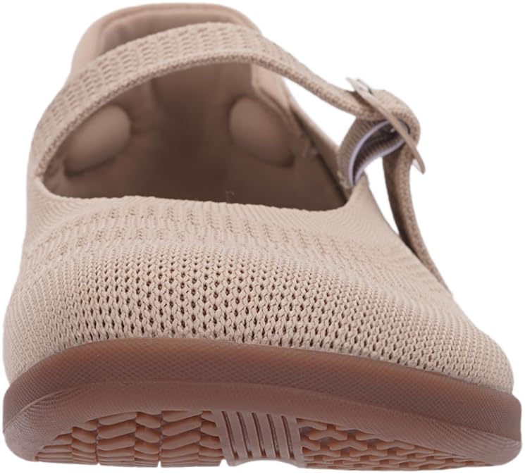WHITIN Women's Barefoot Mary Jane Flats + Wide Toe Box + Zero Drop Sole + Adjustable Straps