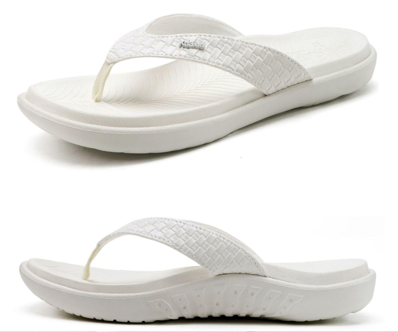 KuaiLu Womens Flip Flops Ladies Yoga Mat Comfortable Walking Thong Sandals With Plantar Fasciitis Arch Support Slip On Indoor Outdoor For Summer