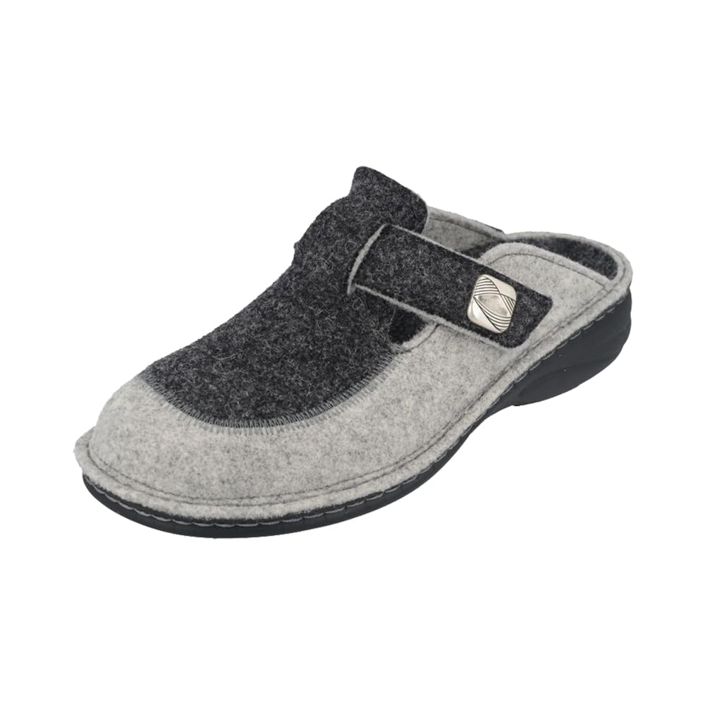 Women's Anthracite Double-Felt Comfort Clogs