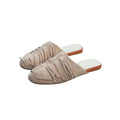 Women's Ethnic-Inspired Slip-On Flats with Retro Style