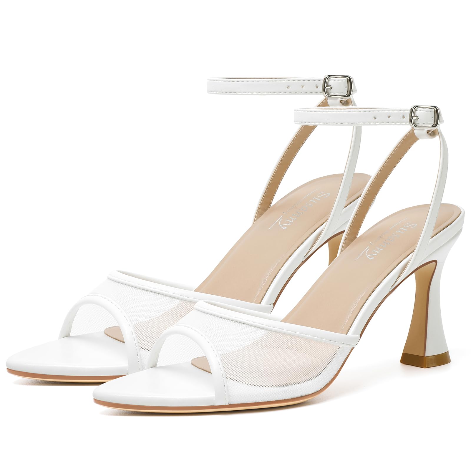Susanny Women's Pointed-Toe Strappy Block-Heel Sandals