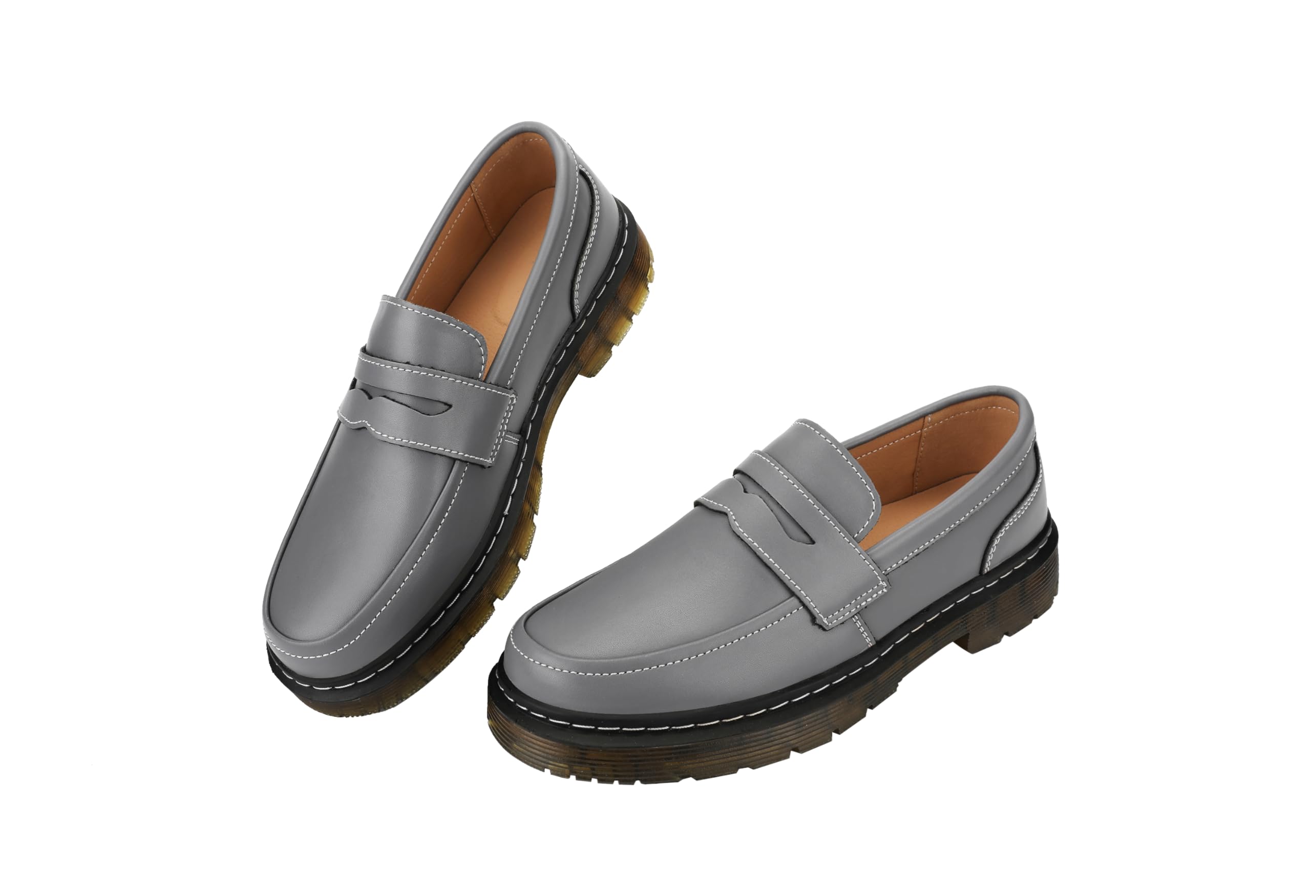 CLAKBLRG Women's Classic Penny Driving Loafers