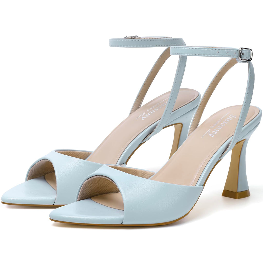 Susanny Women's Pointed-Toe Strappy Block-Heel Sandals