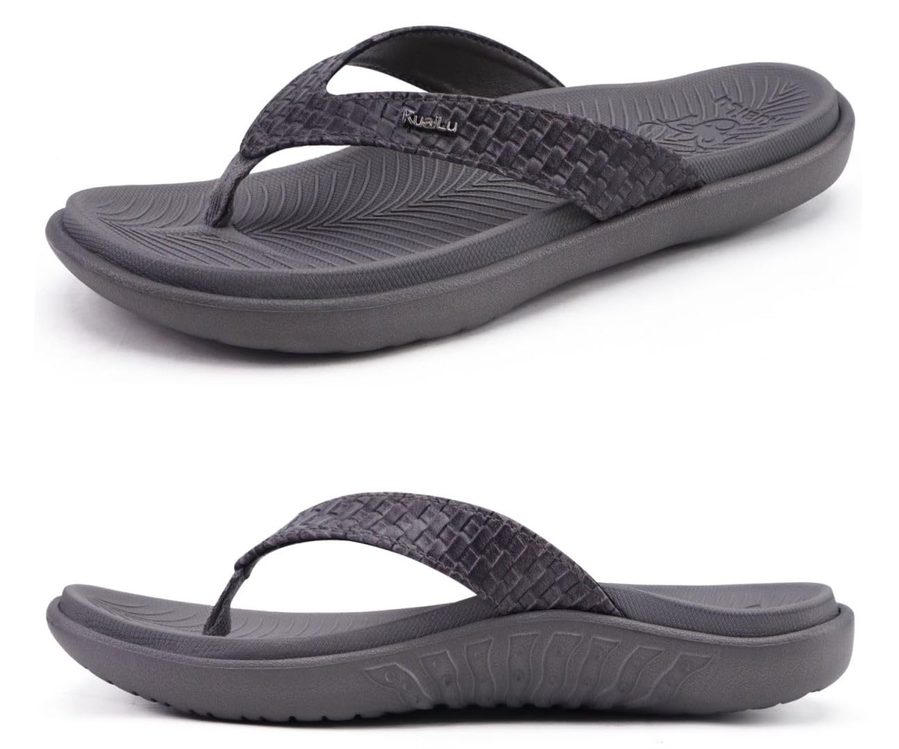 KuaiLu Womens Flip Flops Ladies Yoga Mat Comfortable Walking Thong Sandals With Plantar Fasciitis Arch Support Slip On Indoor Outdoor For Summer