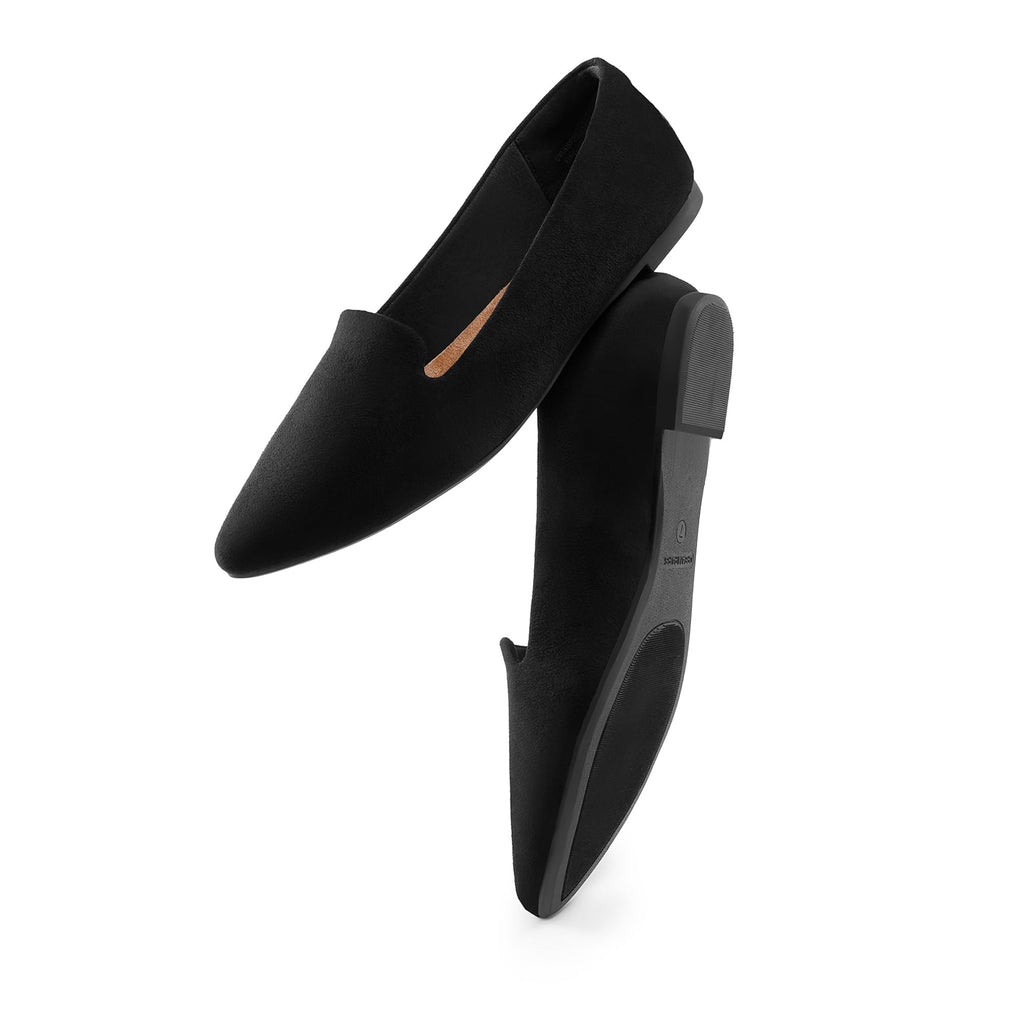 DREAM PAIRS Women's Pointed Toe Slip-On Dressy Flat Shoes Comfortable Business Casual Dress Shoes for Office Work