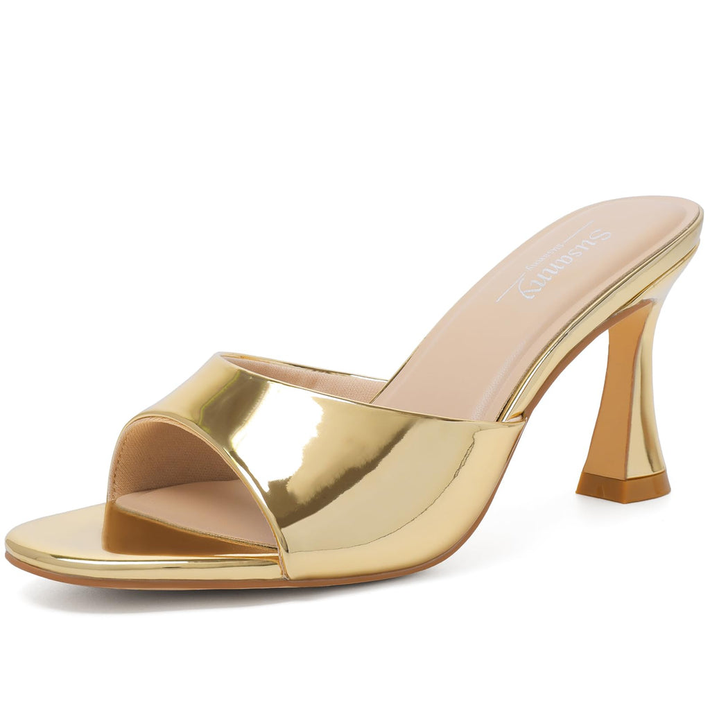 Susanny Women's Pointed-Toe Strappy Block-Heel Sandals