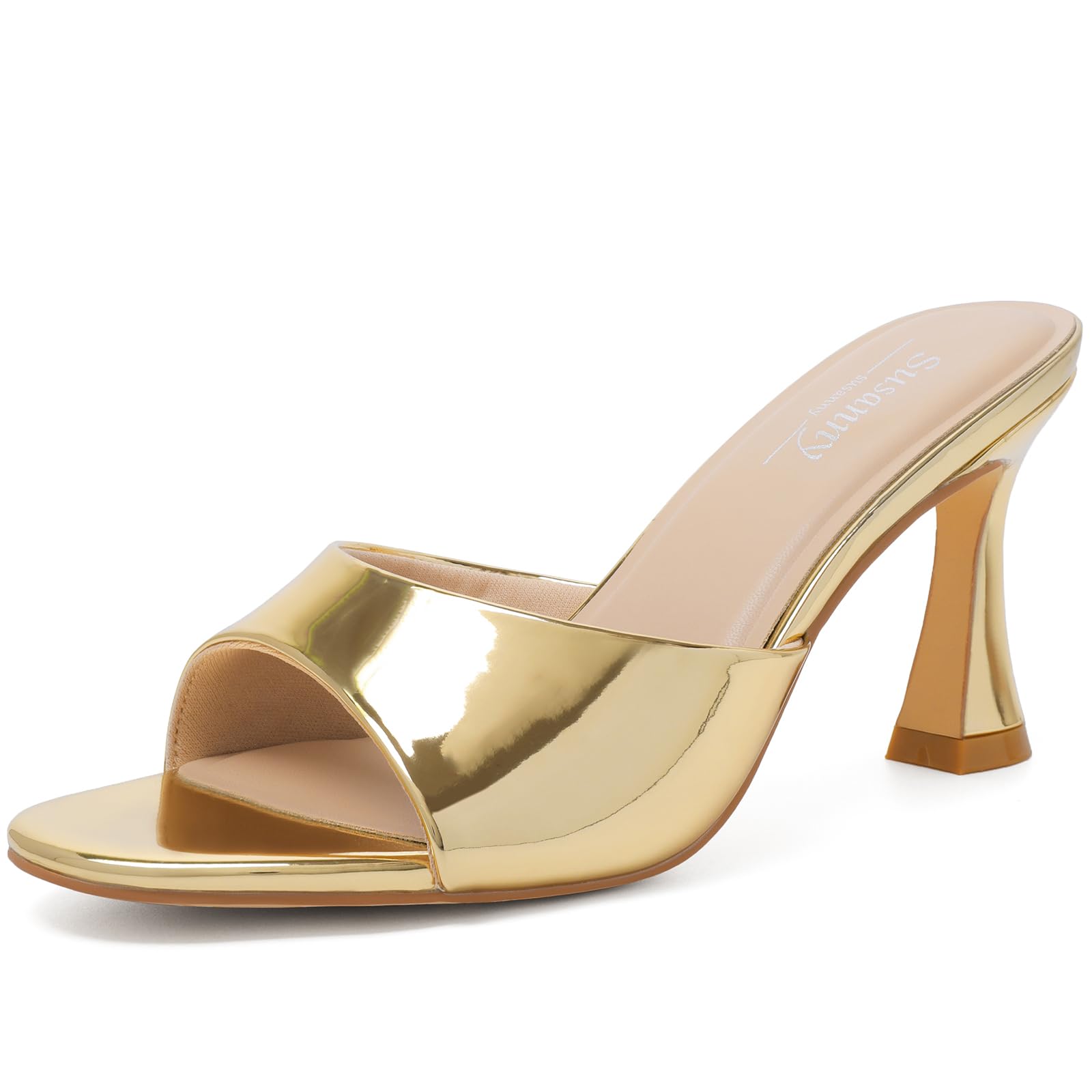Susanny Women's Pointed-Toe Strappy Block-Heel Sandals