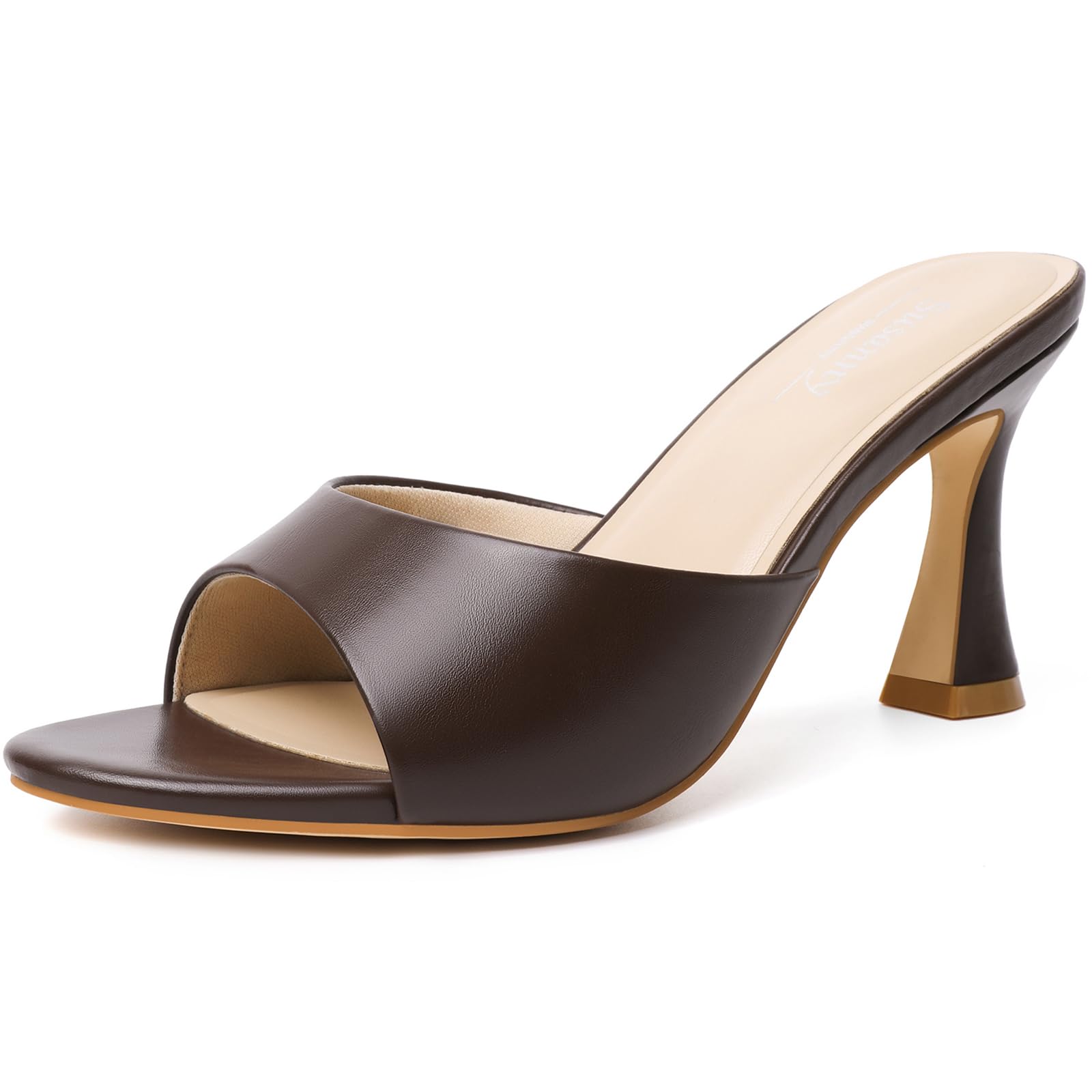 Susanny Women's Pointed-Toe Strappy Block-Heel Sandals