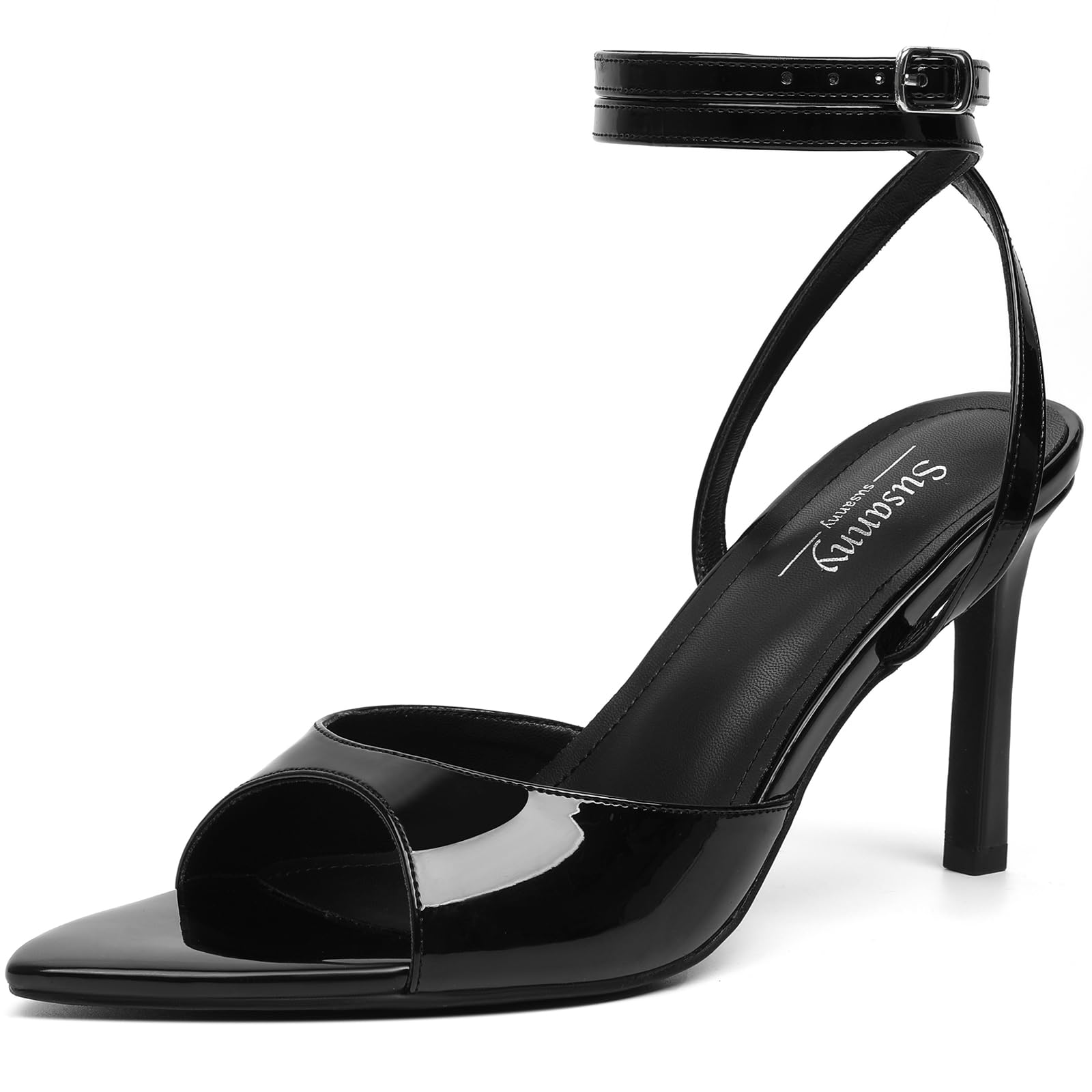 Susanny Women's Pointed-Toe Strappy Block-Heel Sandals
