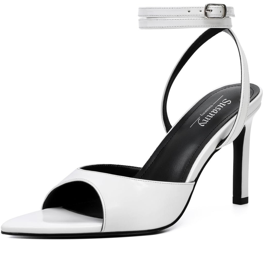 Susanny Women's Pointed-Toe Strappy Block-Heel Sandals