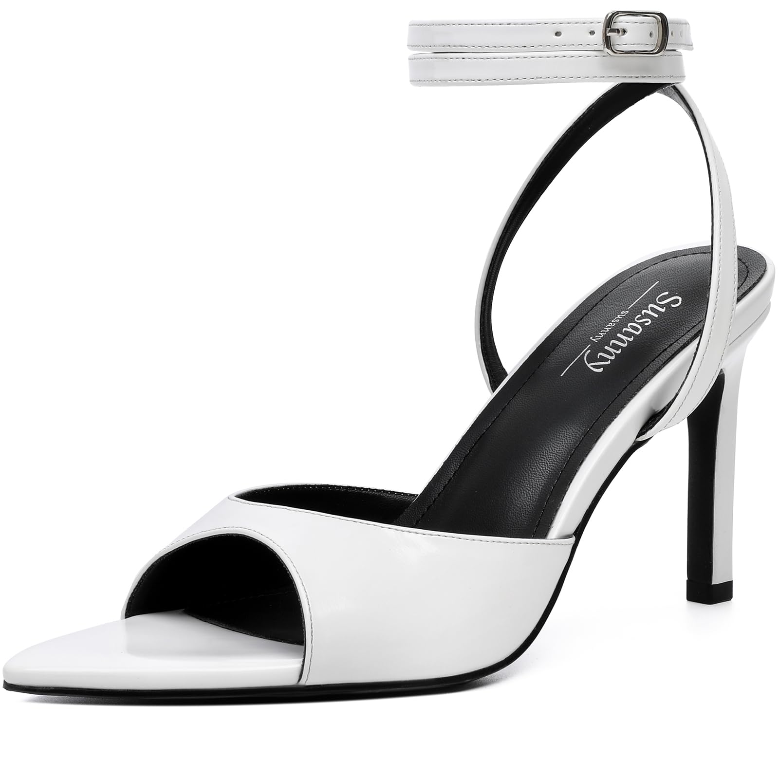 Susanny Women's Pointed-Toe Strappy Block-Heel Sandals