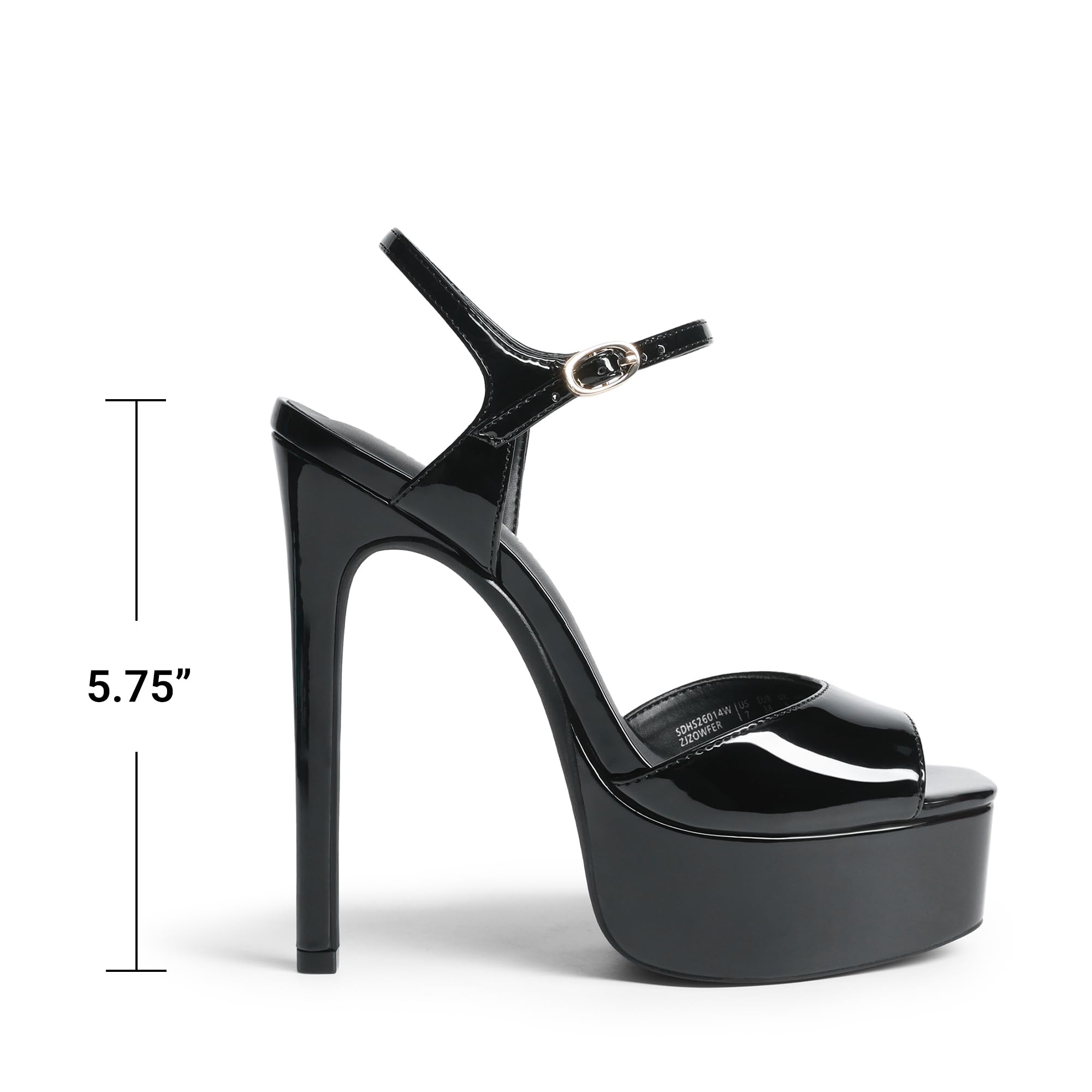 DREAM PAIRS Women's High Platform Stiletto Sandals