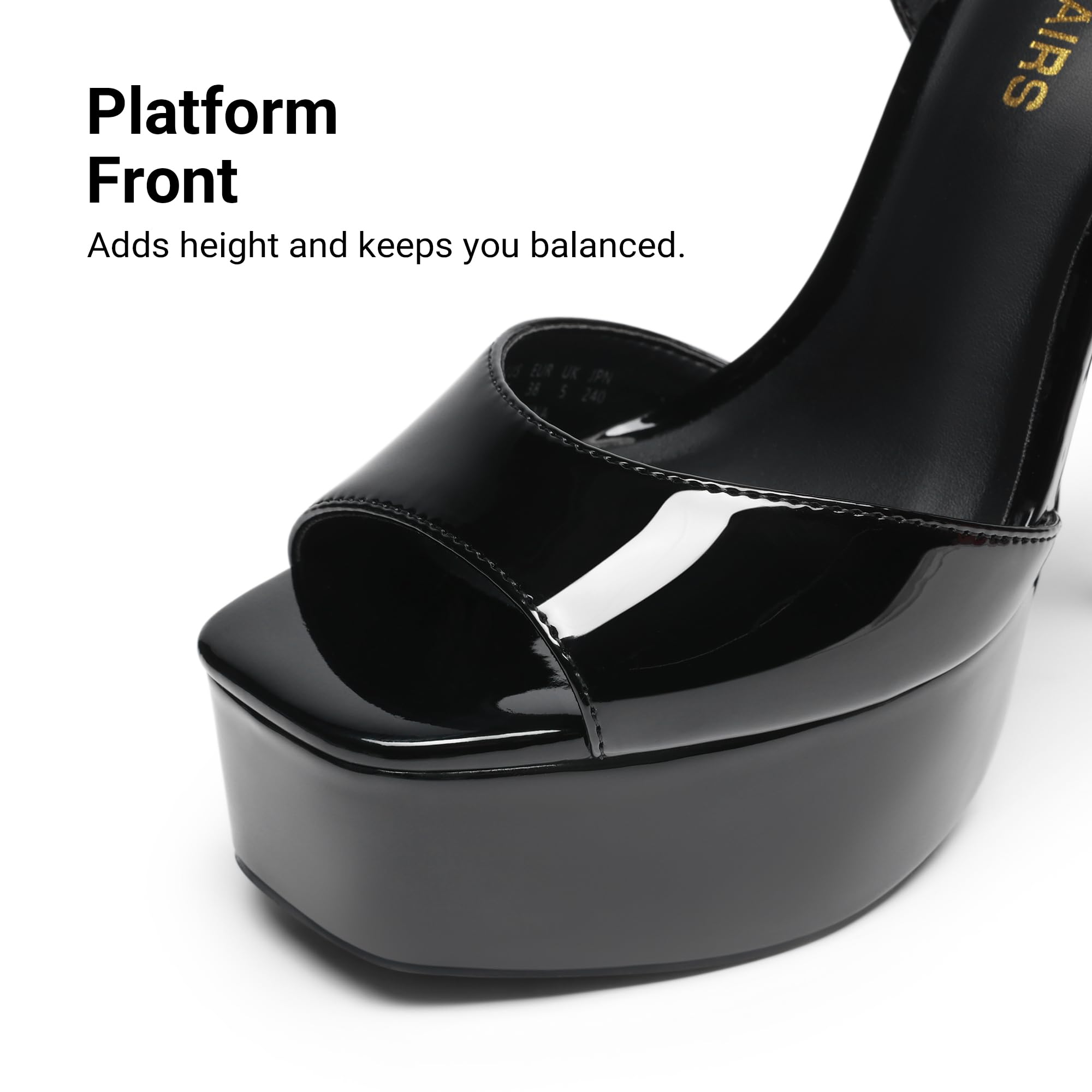 DREAM PAIRS Women's High Platform Stiletto Sandals