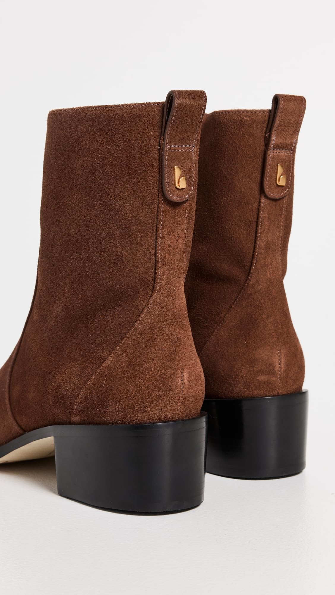 Larroudé Women's James Low-Heel Ankle Booties