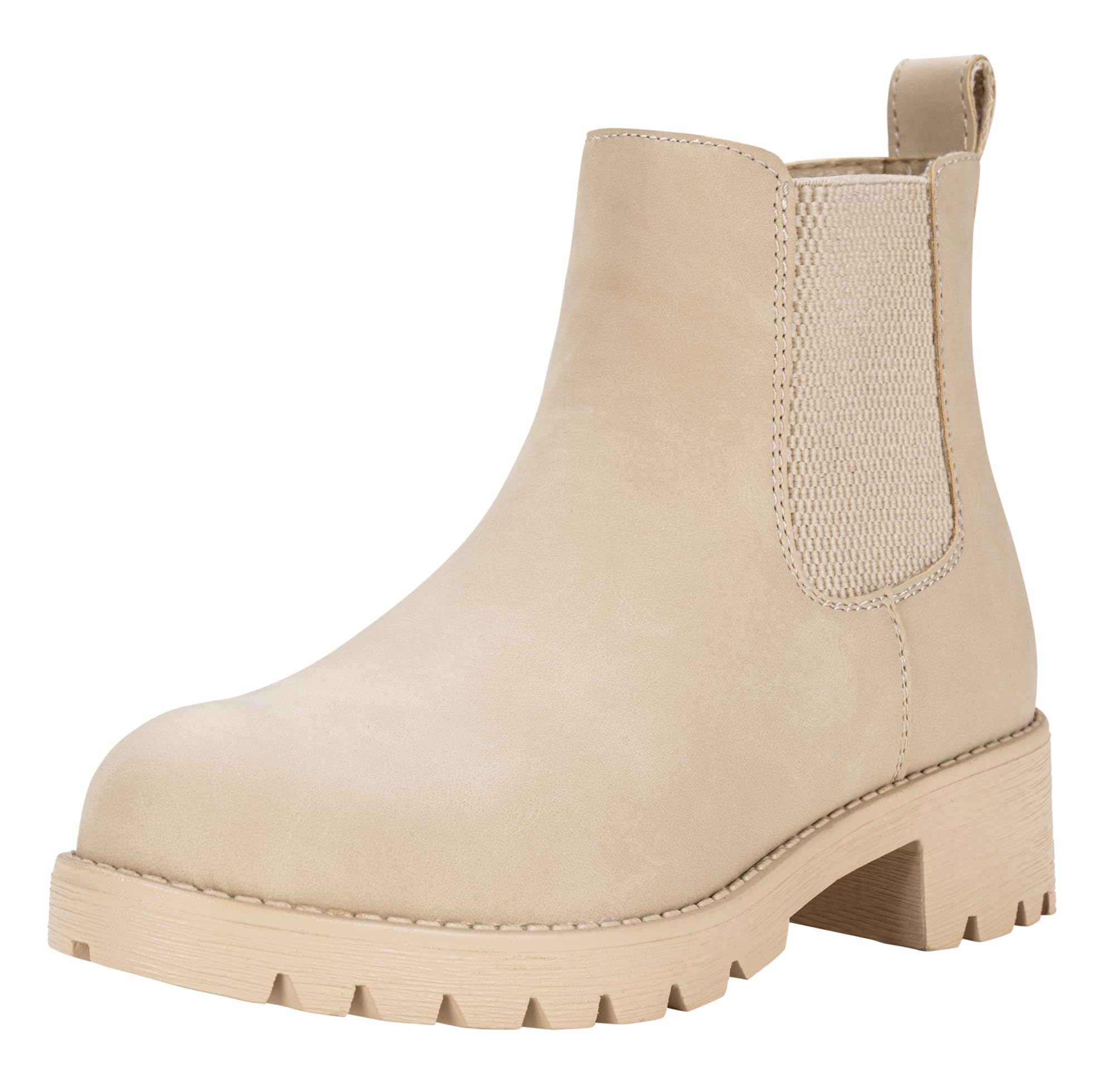Vepose Women's 9607 Pull-On Chelsea Ankle Boots