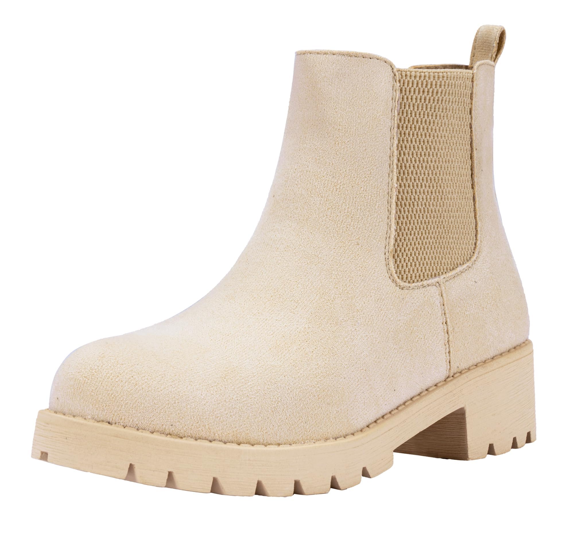 Vepose Women's 9607 Pull-On Chelsea Ankle Boots