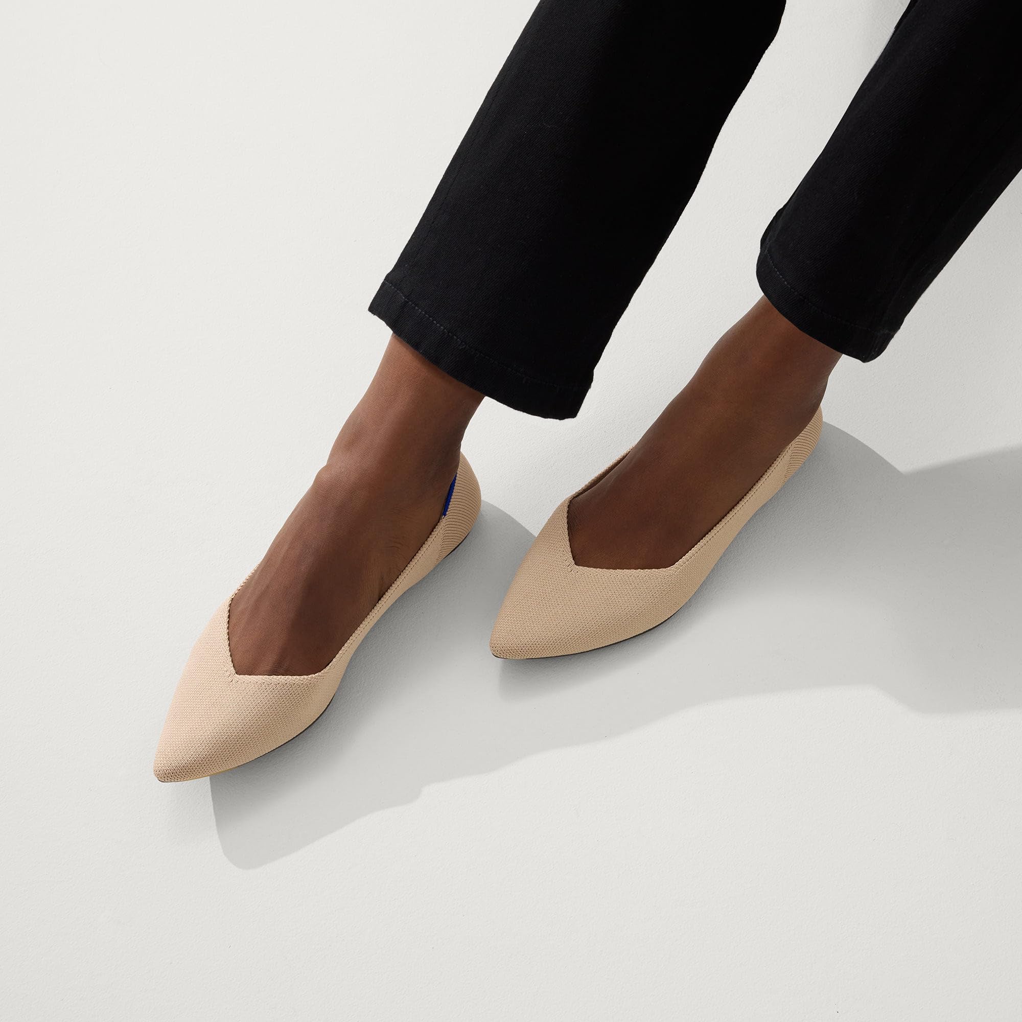 Rothy's The Point II, Pointed-Toe Women's Slip-On Ballet Flat with Cushioned Insole, Sustainable & Machine Washable
