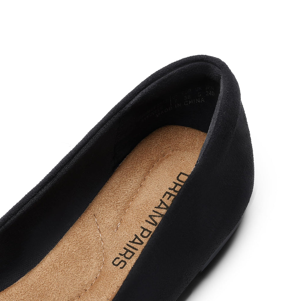 DREAM PAIRS Women's Pointed Toe Slip-On Dressy Flat Shoes Comfortable Business Casual Dress Shoes for Office Work