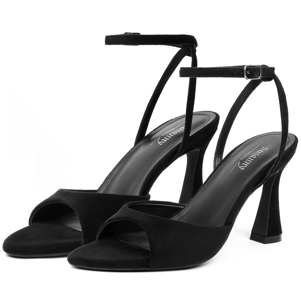 Susanny Women's Pointed-Toe Strappy Block-Heel Sandals