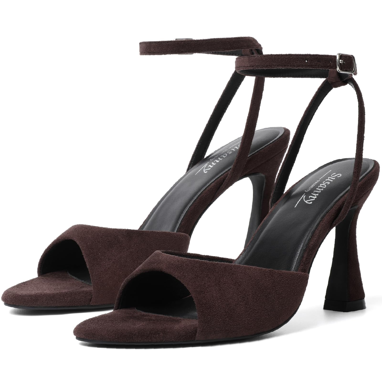Susanny Women's Pointed-Toe Strappy Block-Heel Sandals