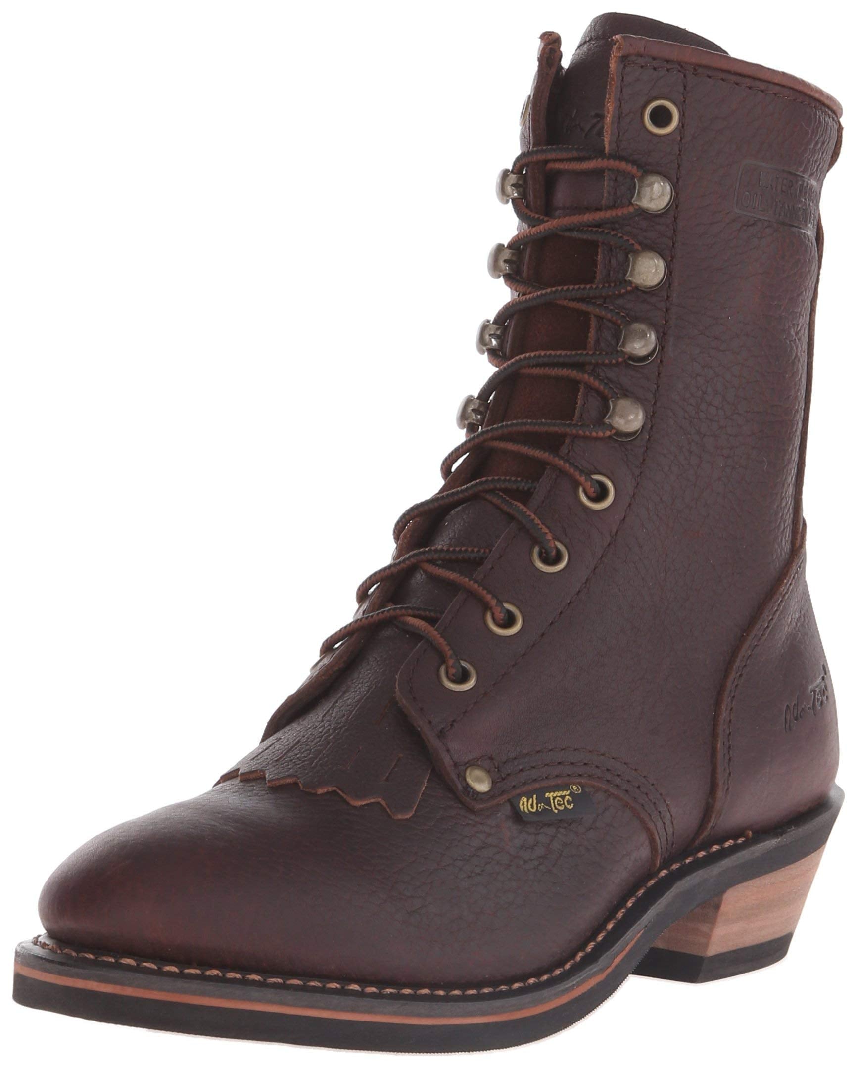 Ad Tec Women's Lace-Up Packer Boots for Outdoor Wear