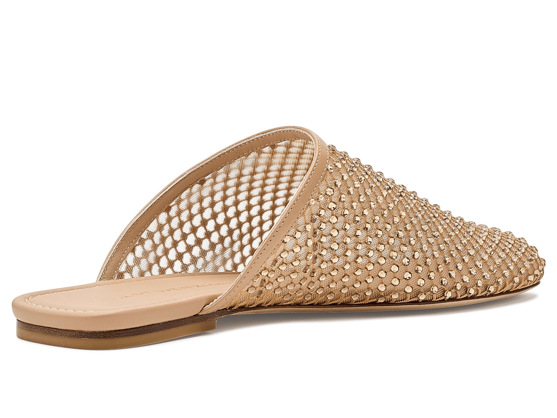 Stuart Weitzman Womens Bareitall Shine Mule
