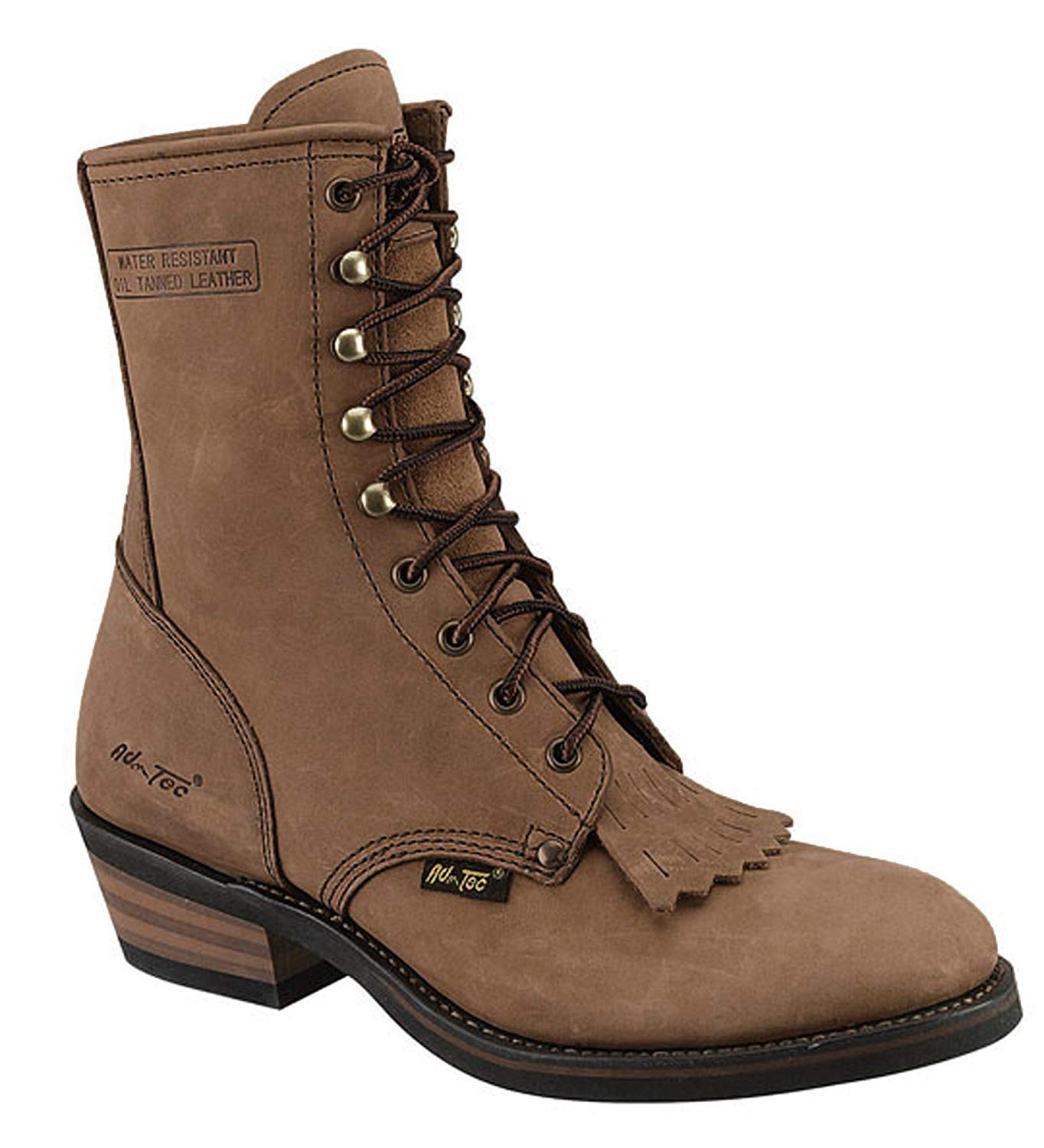 Ad Tec Women's Lace-Up Packer Boots for Outdoor Wear