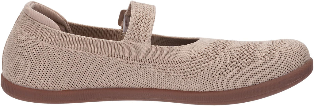 WHITIN Women's Barefoot Mary Jane Flats + Wide Toe Box + Zero Drop Sole + Adjustable Straps