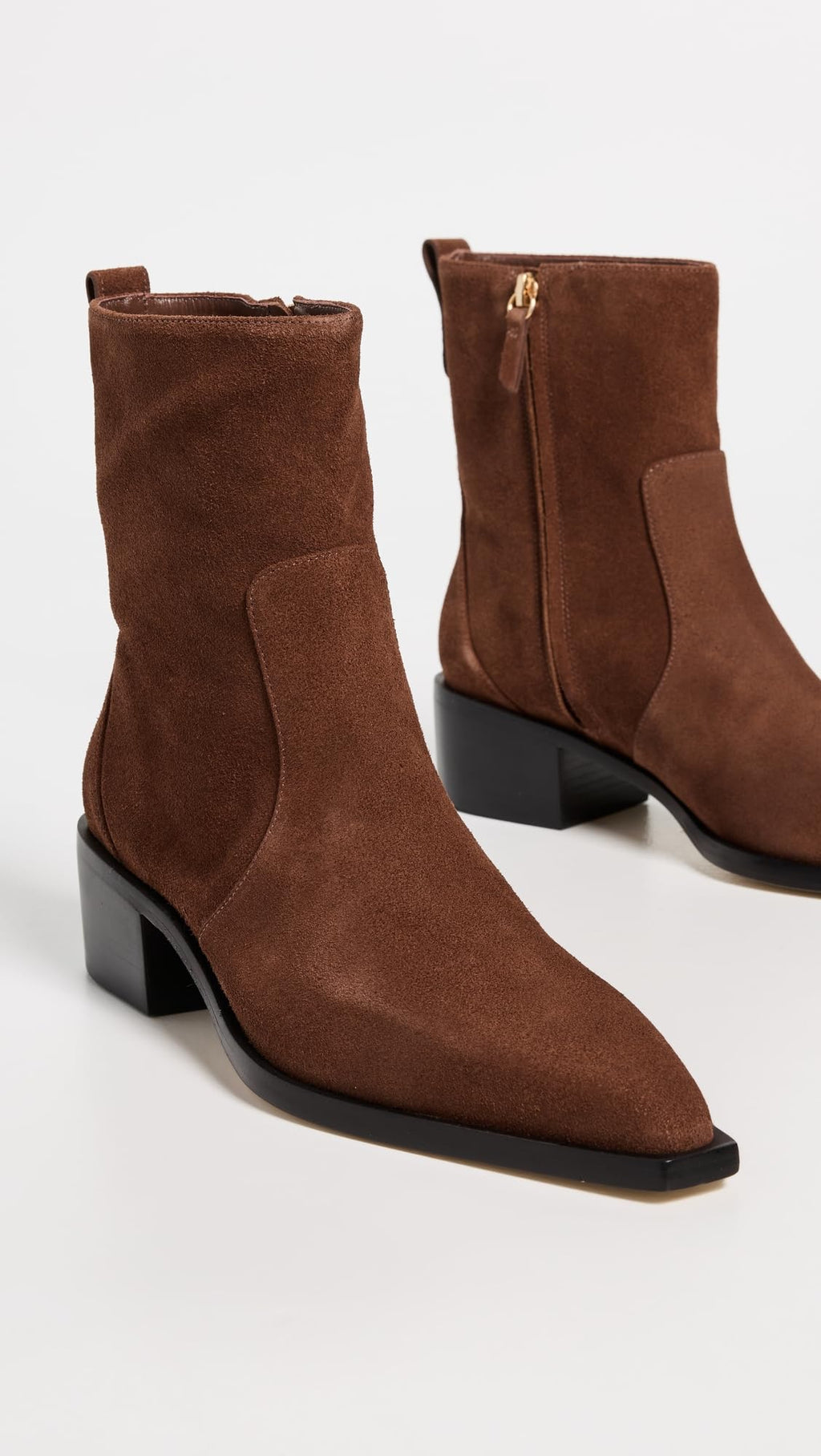Larroudé Women's James Low-Heel Ankle Booties
