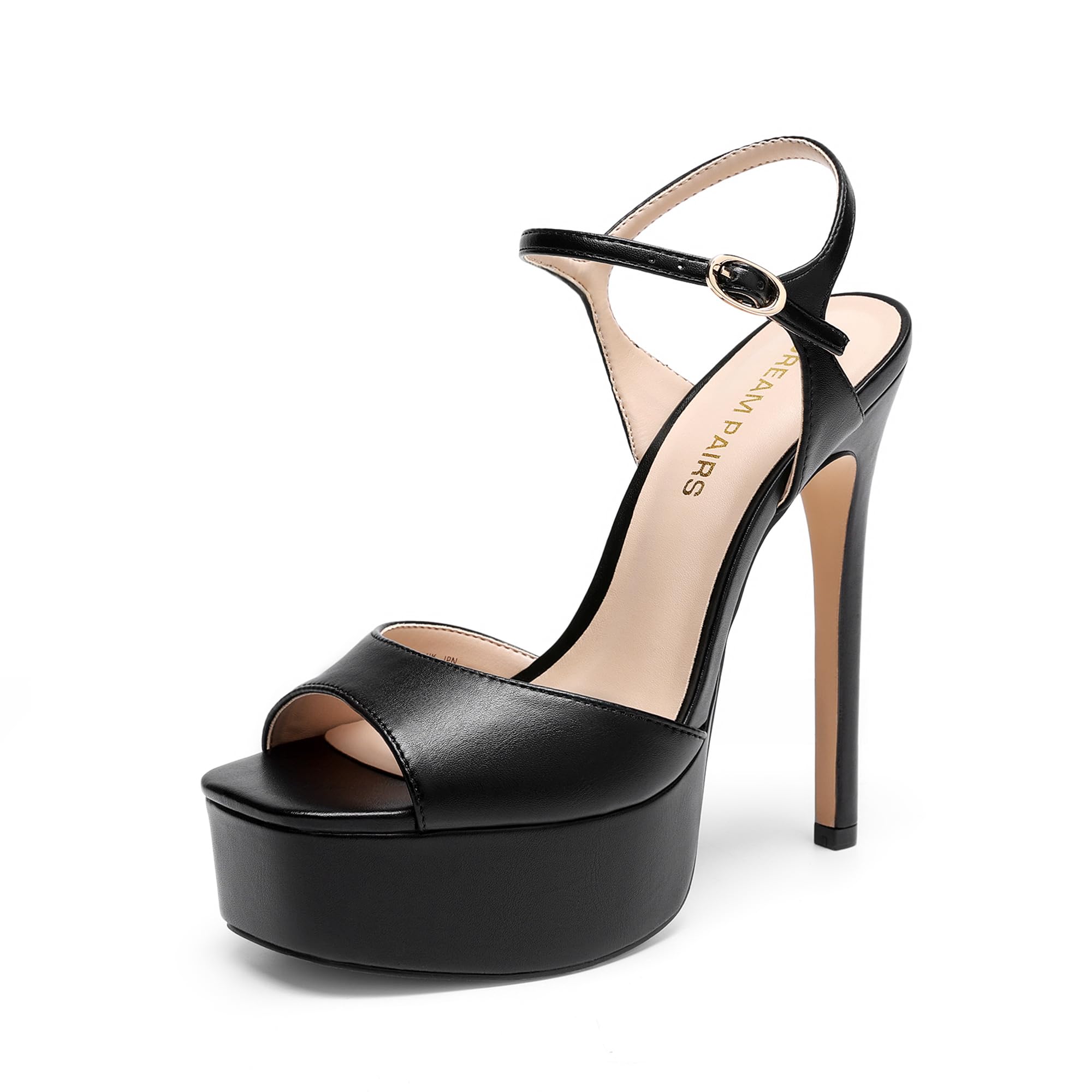 DREAM PAIRS Women's High Platform Stiletto Sandals