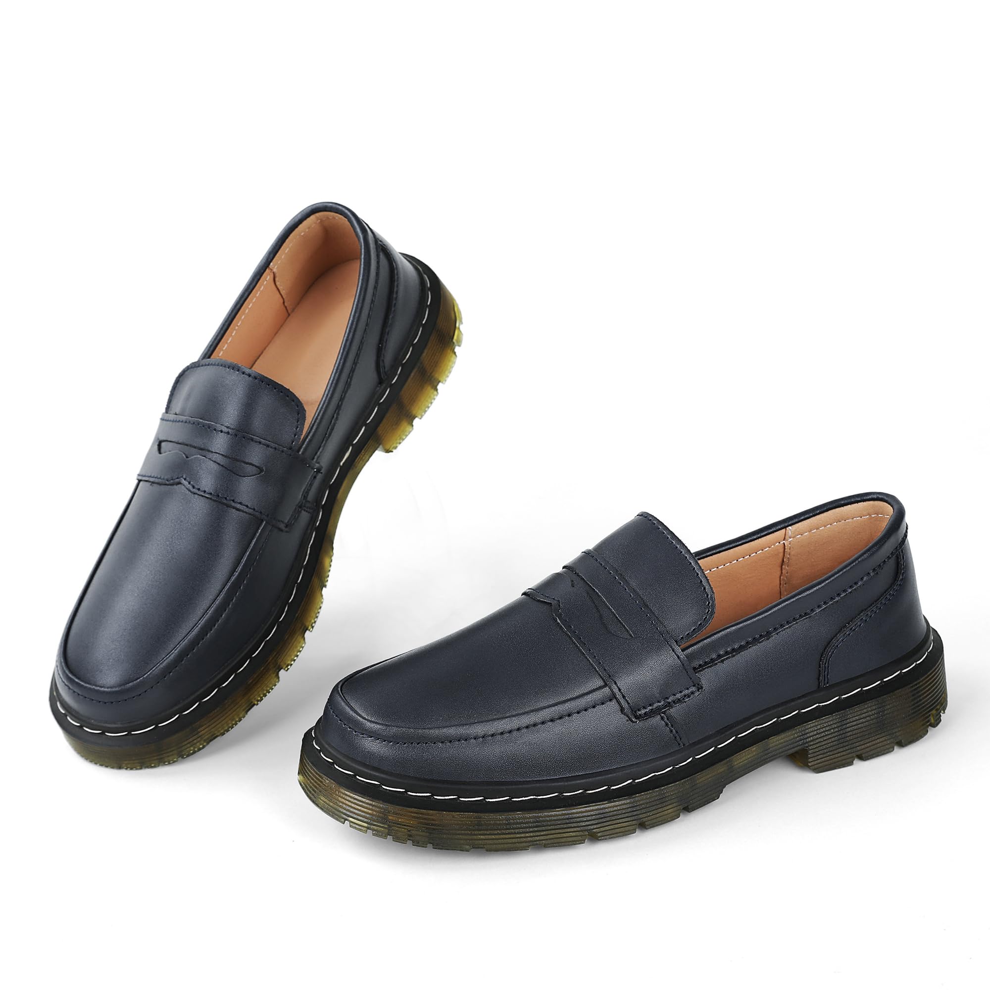 CLAKBLRG Women's Classic Penny Driving Loafers
