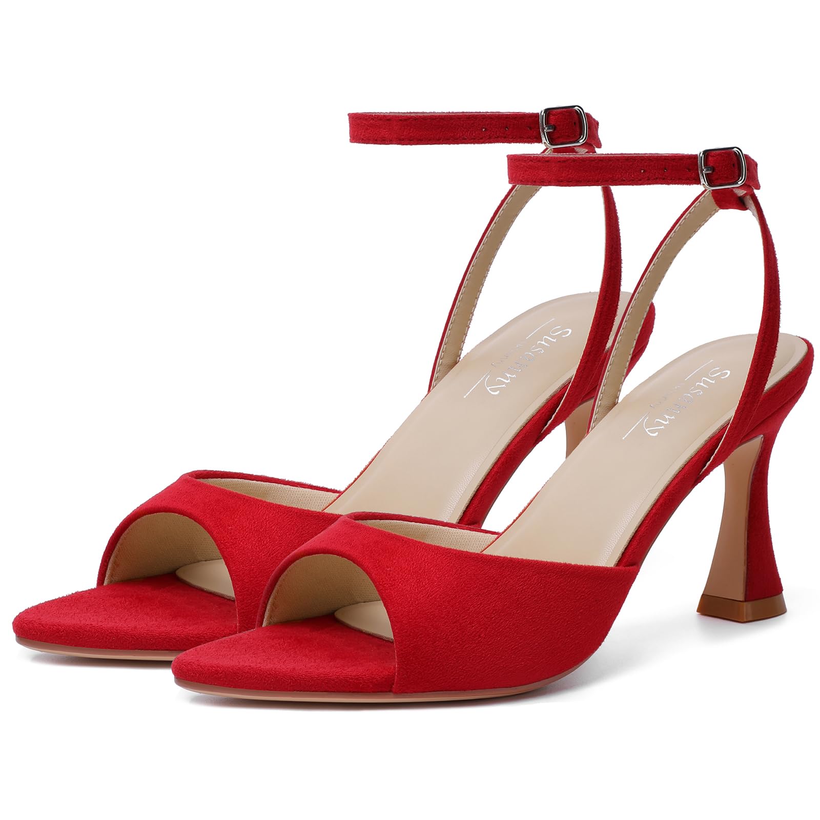 Susanny Women's Pointed-Toe Strappy Block-Heel Sandals