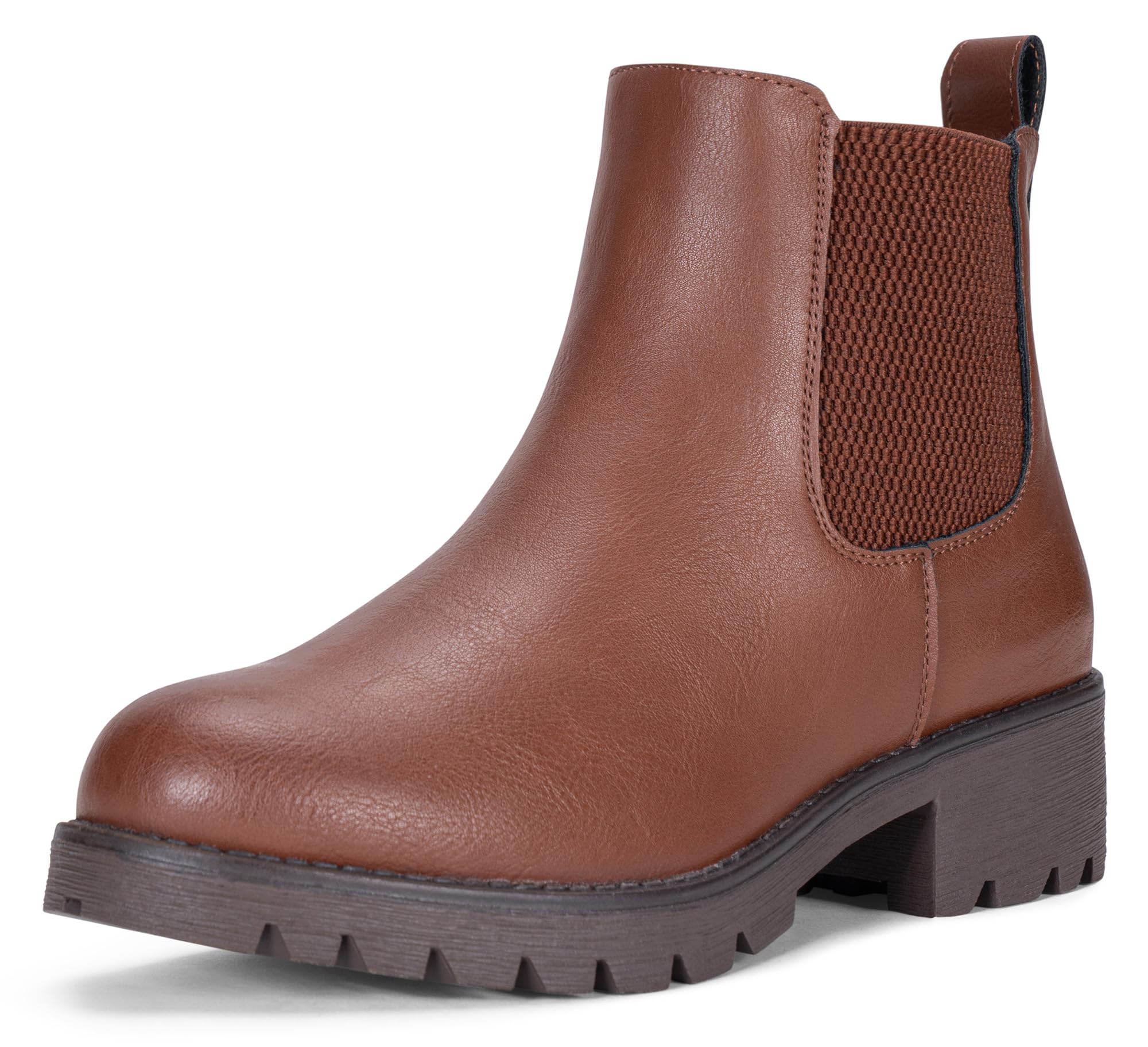 Vepose Women's 9607 Pull-On Chelsea Ankle Boots