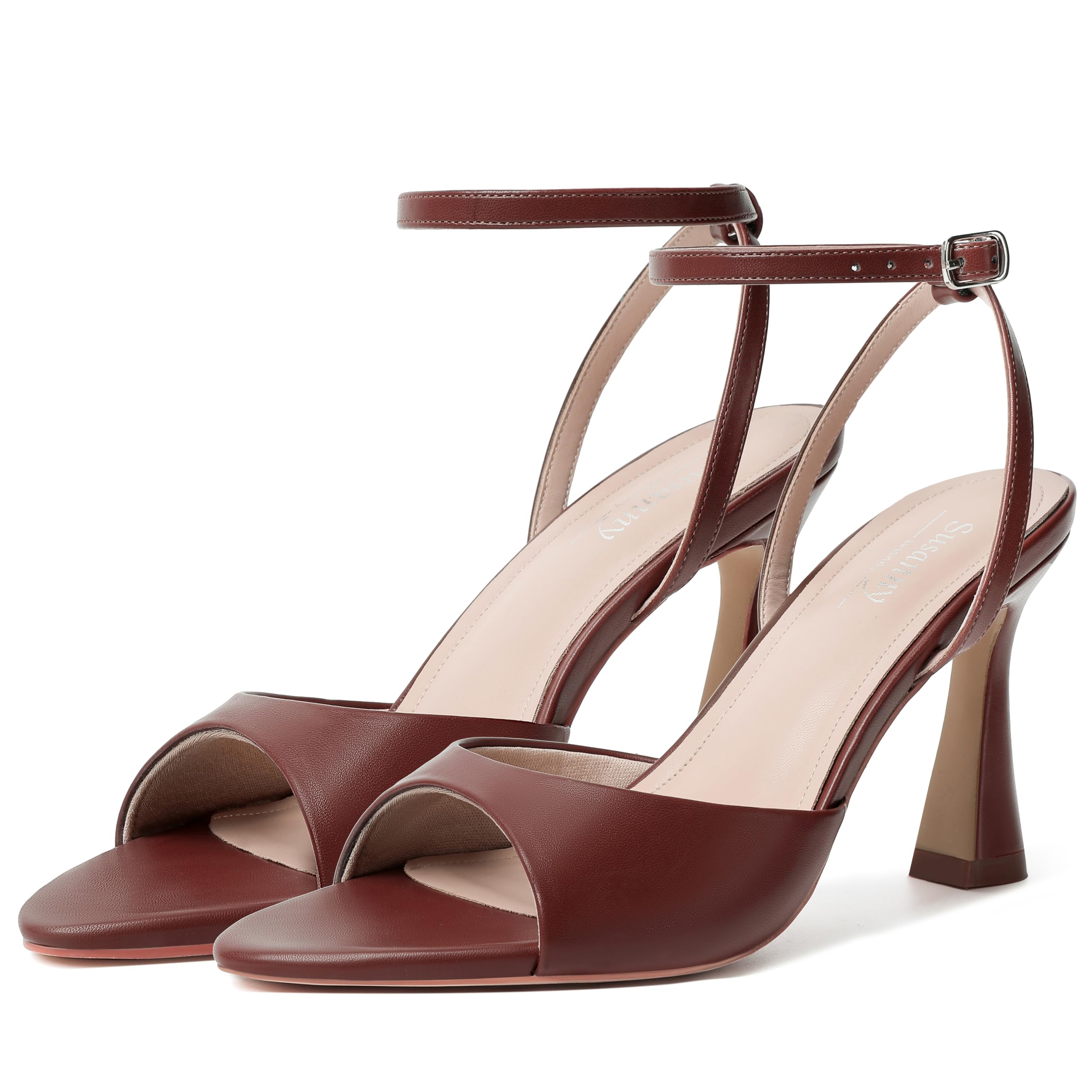 Susanny Women's Pointed-Toe Strappy Block-Heel Sandals