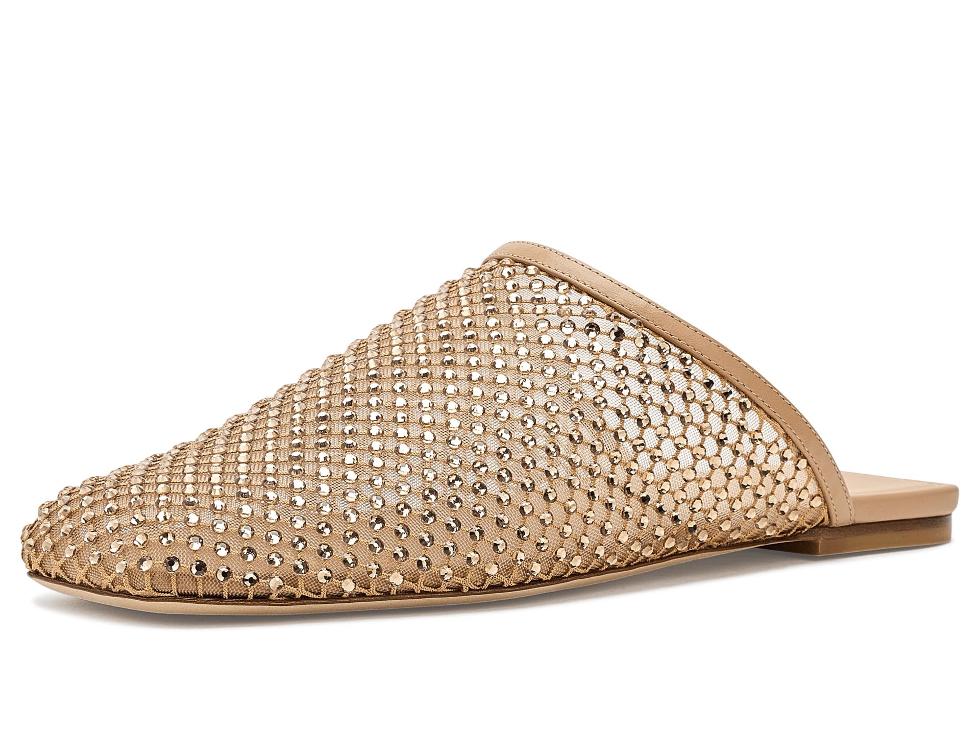 Stuart Weitzman Womens Bareitall Shine Mule