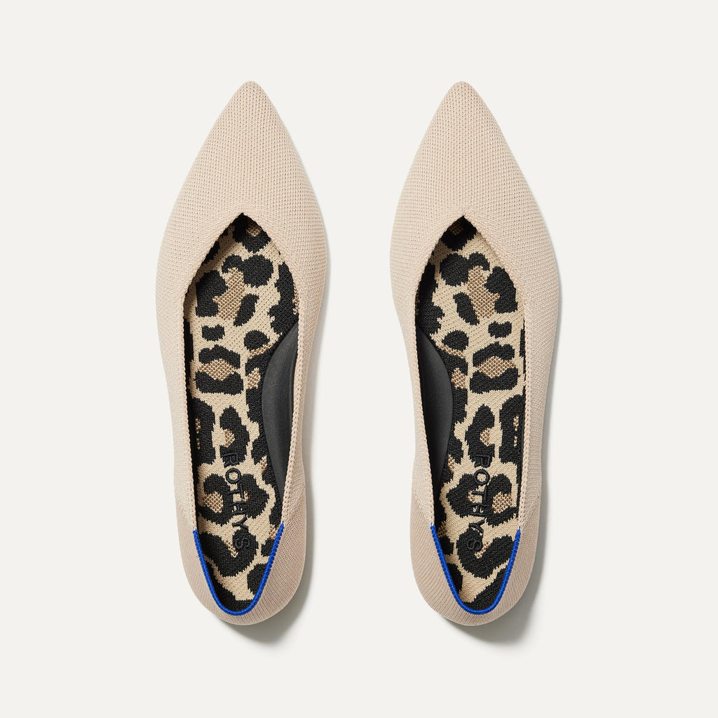 Rothy's The Point II, Pointed-Toe Women's Slip-On Ballet Flat with Cushioned Insole, Sustainable & Machine Washable