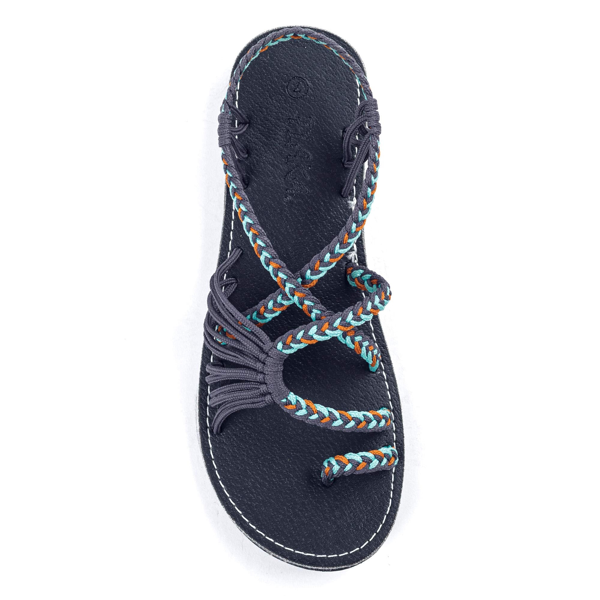 Plaka Women's Palm Leaf Flat Sandals for Summer Wear